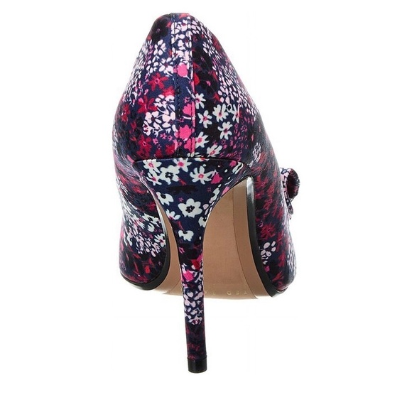 Ted Baker Zafiina Canvas Purple Pump NWT (Size 37.5) - Picture 2 of 4